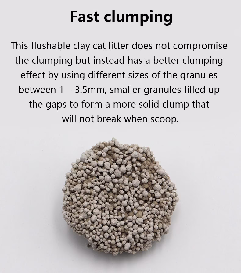 flushable cat litter